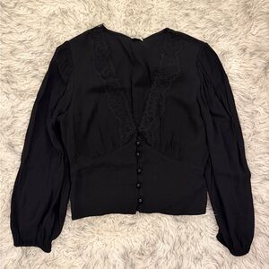 Wilfred ‘Romance Me’ Blouse - Black